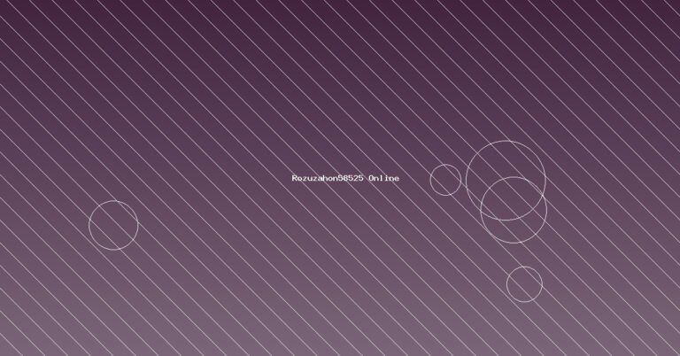 Rozuzahon58525 Online: Your Ultimate Guide to the Rising Digital Phenomenon